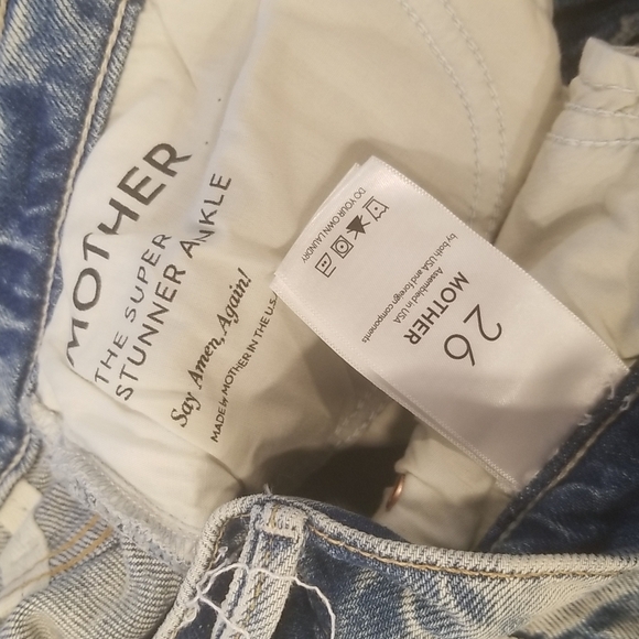💕MOTHER SUPERIOR💕 Super Stunner Ankle Jeans Say Amen Again! 26 *Missing Button - Picture 15 of 16